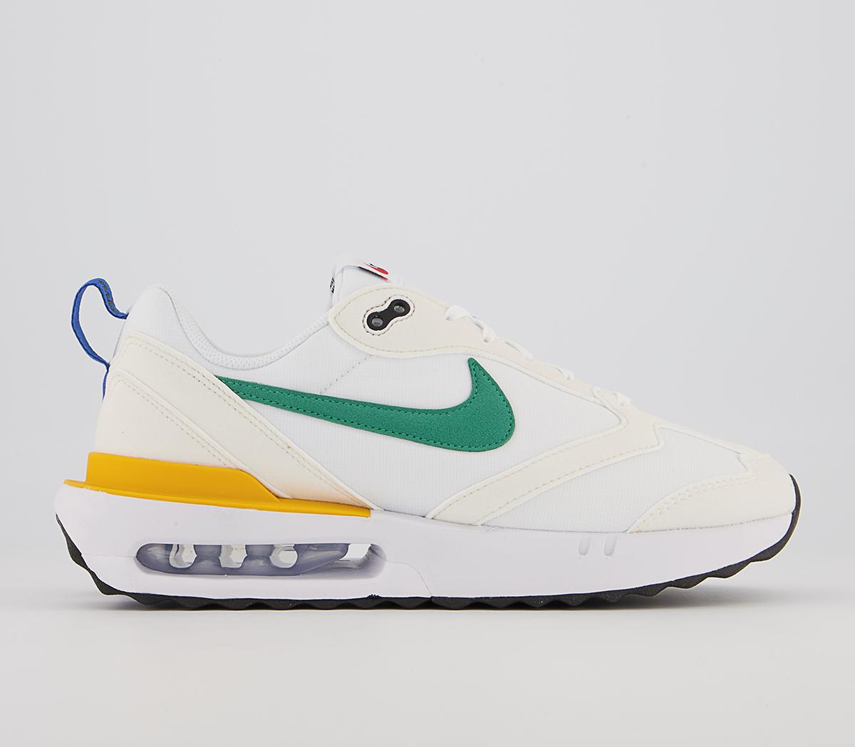 NikeAir Max Dawn Trainers NikeAir Max Dawn TrainersWhite Malachite Sail University Gold
