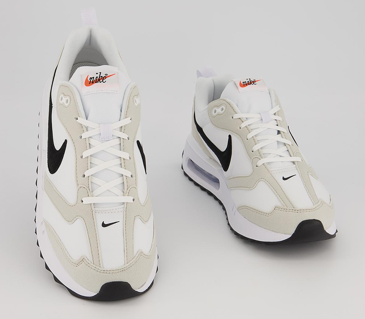 Nike Air Max Dawn Trainers Nike Air Max Dawn Trainers White Black Light Bone