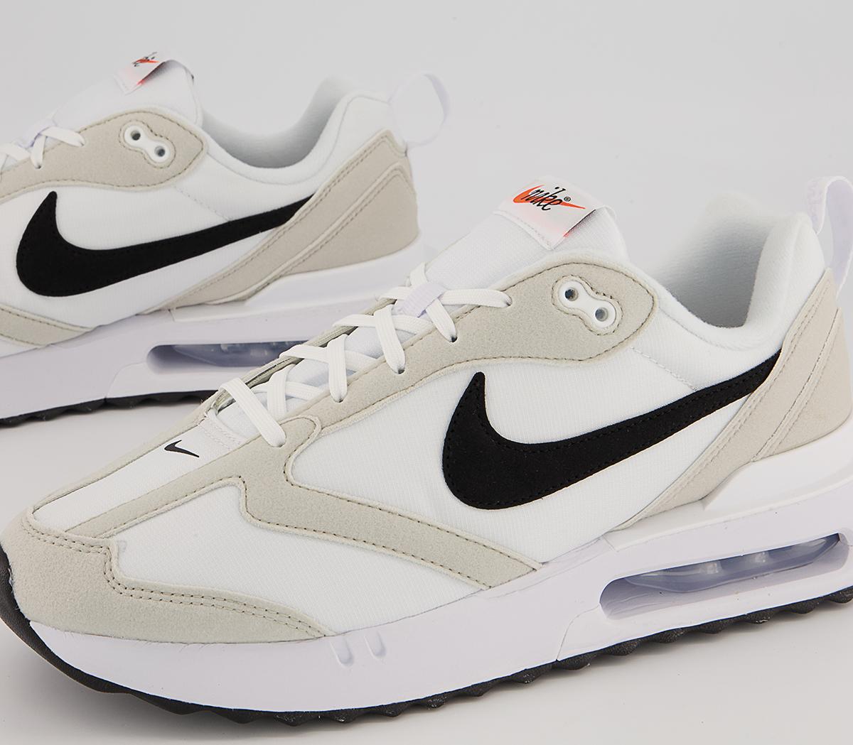 Nike Air Max Dawn Trainers Nike Air Max Dawn Trainers White Black Light Bone