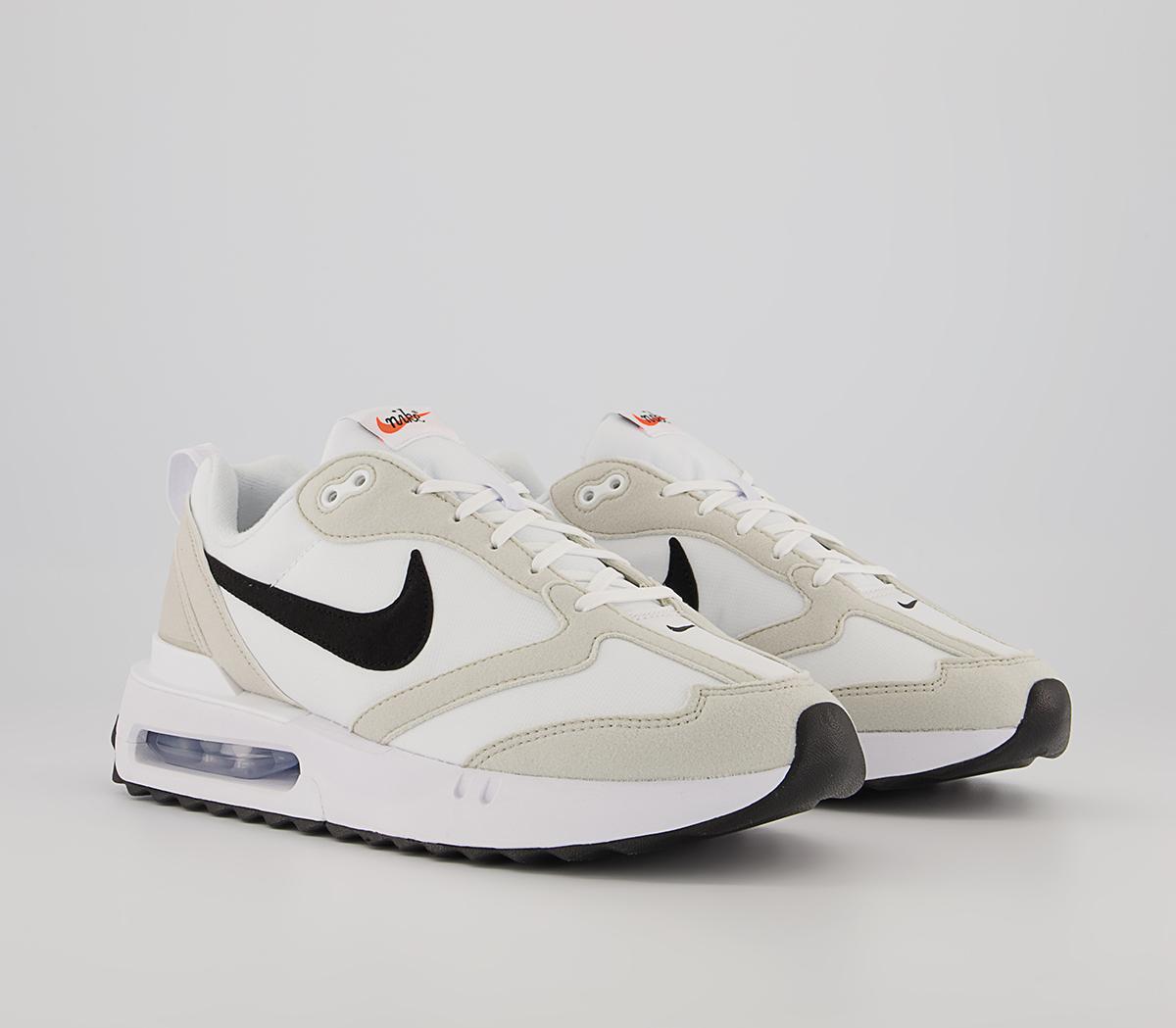 Nike Air Max Dawn Trainers Nike Air Max Dawn Trainers White Black Light Bone