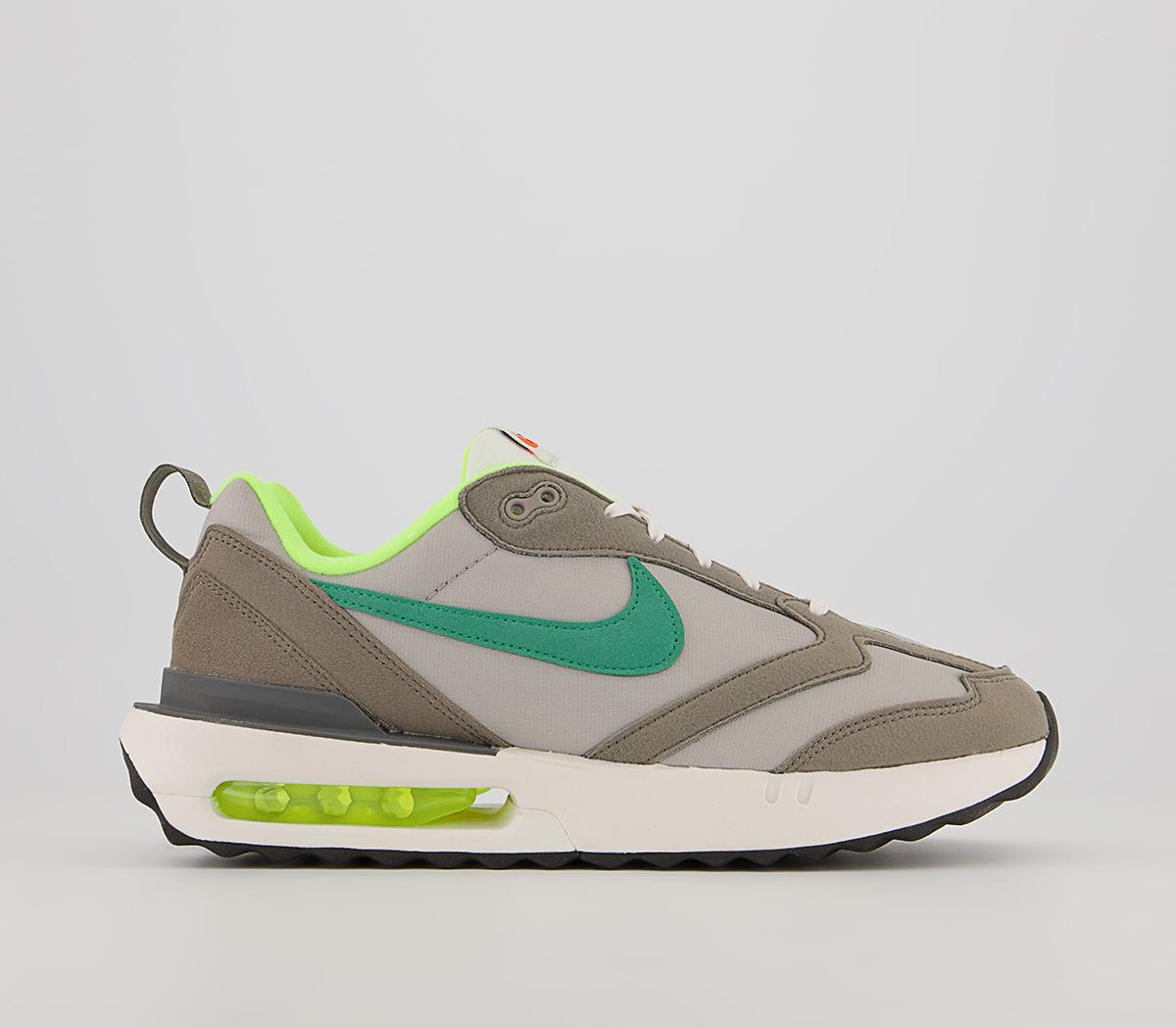 NikeAir Max Dawn Trainers NikeAir Max Dawn TrainersOlive Grey Volt