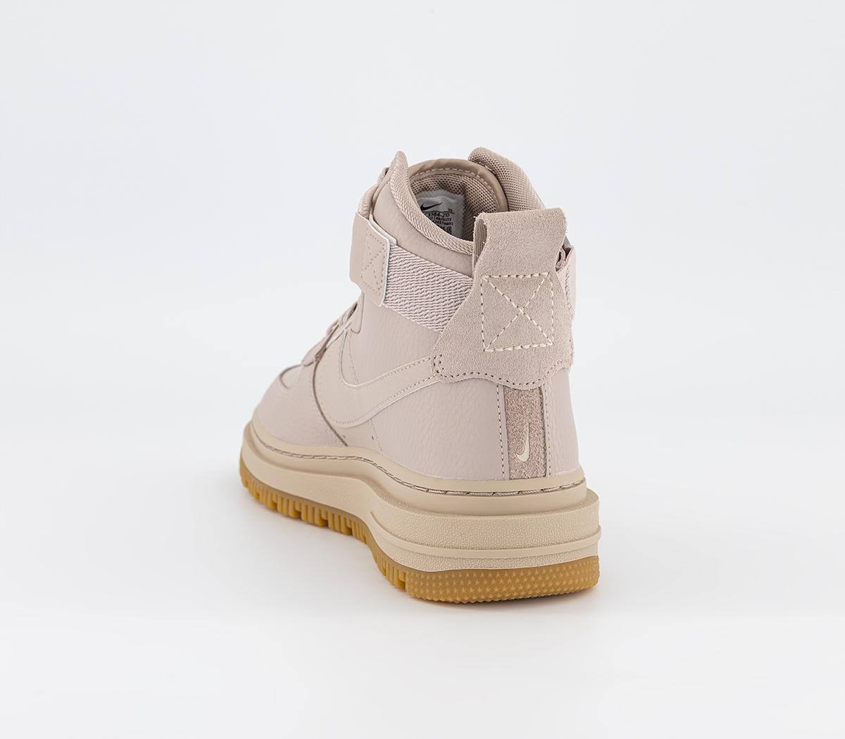 NikeAir Force 1 Utility Hi 2.0 Trainers Fossil Stone Pearl White White