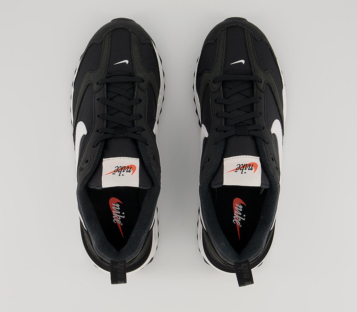 Nike Air Max Dawn Trainers Nike Air Max Dawn Trainers Black Summit White Metallic Silver