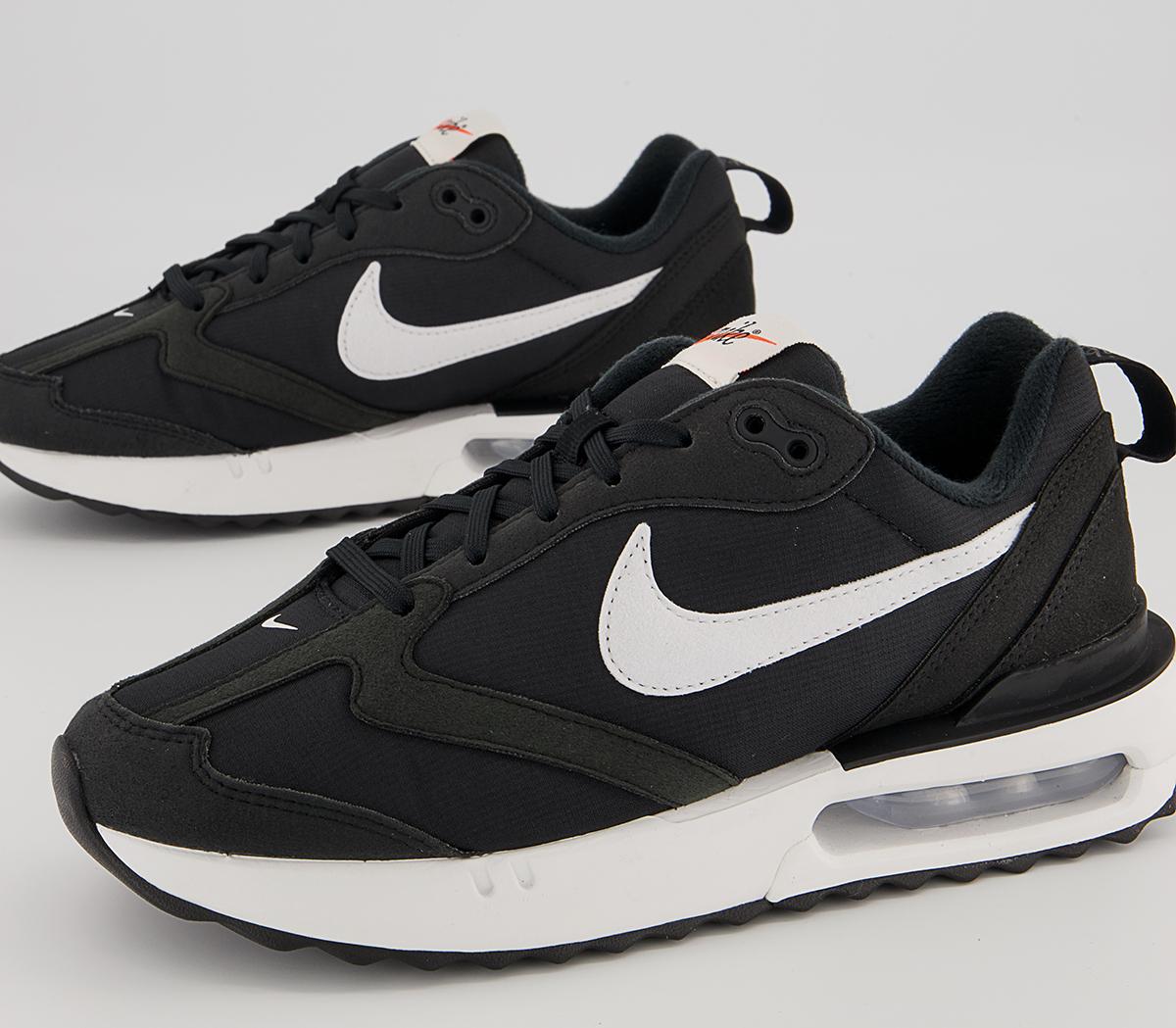 Nike Air Max Dawn Trainers Nike Air Max Dawn Trainers Black Summit White Metallic Silver