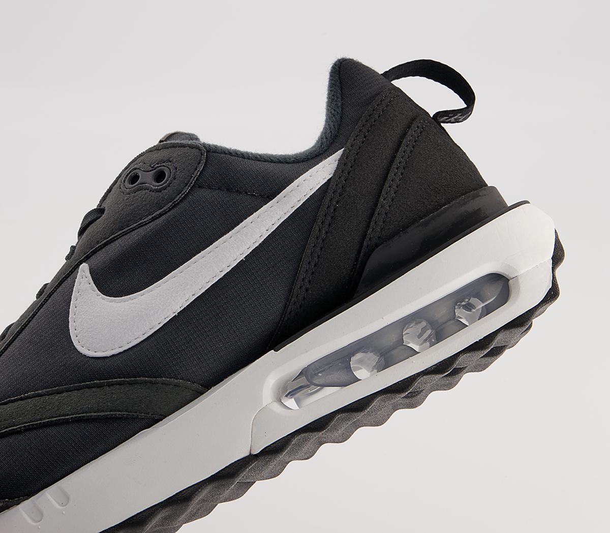 Nike Air Max Dawn Trainers Nike Air Max Dawn Trainers Black Summit White Metallic Silver