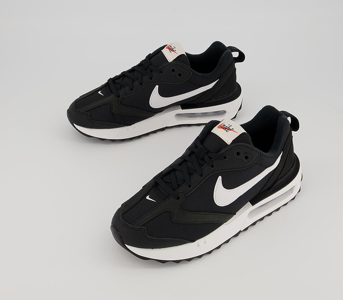 Nike Air Max Dawn Trainers Nike Air Max Dawn Trainers Black Summit White Metallic Silver
