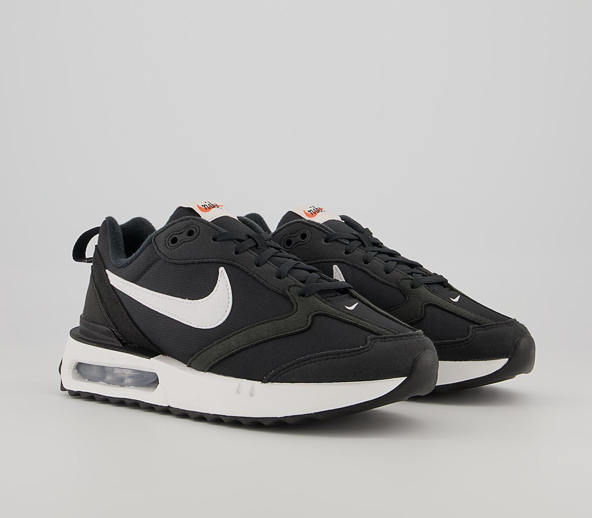 Nike Air Max Dawn Trainers Nike Air Max Dawn Trainers Black Summit White Metallic Silver