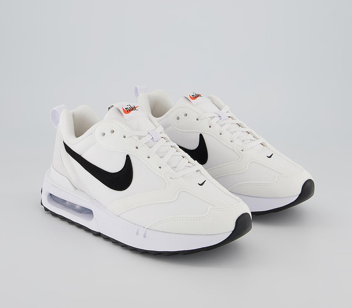 Nike Air Max Dawn Trainers Nike Air Max Dawn Trainers White Black Total Orange