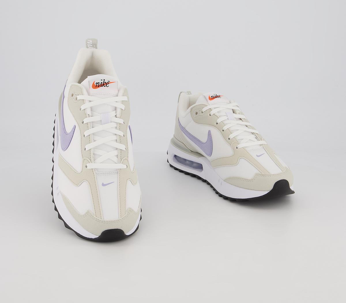 Nike Air Max Dawn Trainers Nike Air Max Dawn Trainers Whitepurple Dawnlight Boneblack