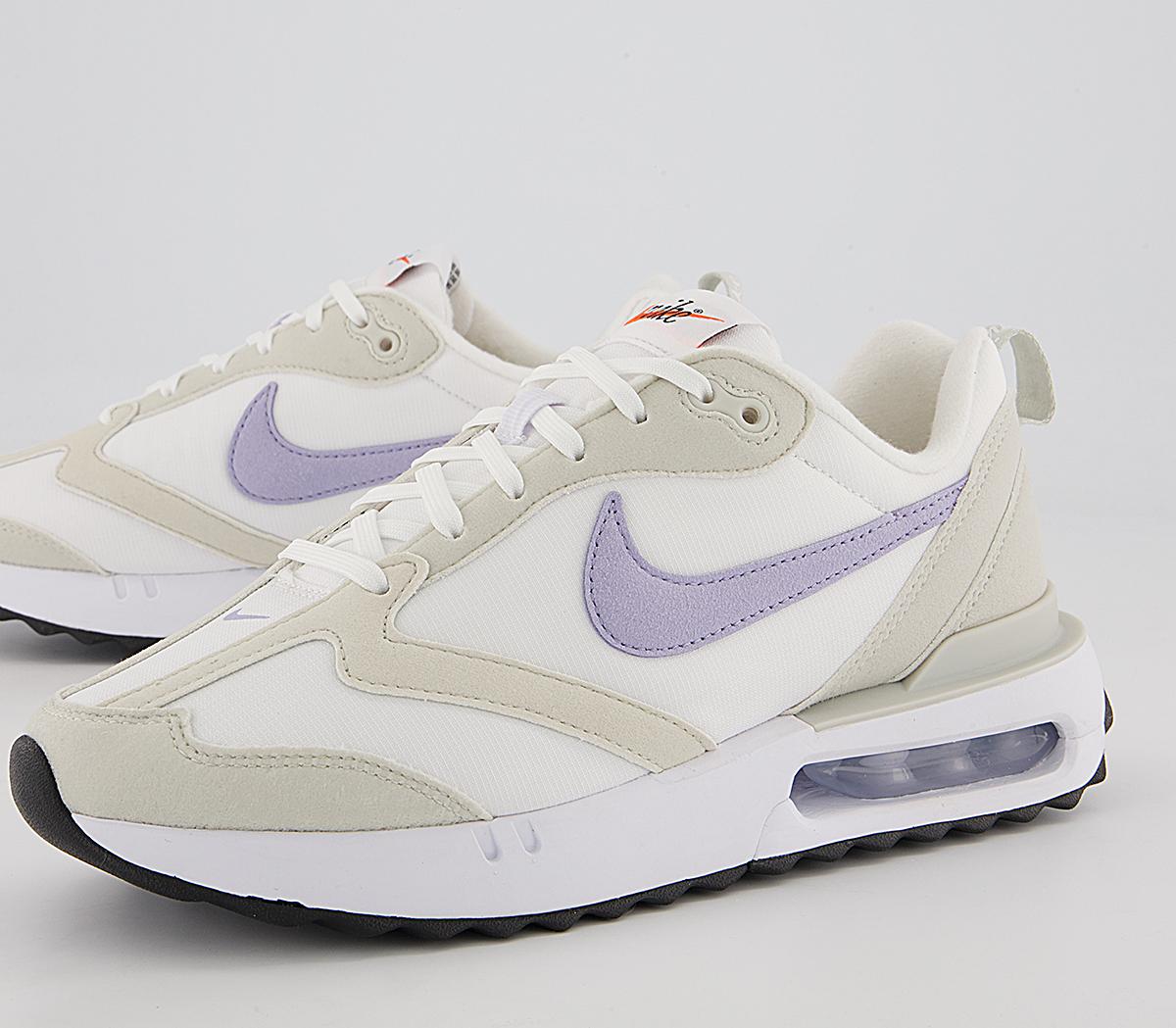 Nike Air Max Dawn Trainers Nike Air Max Dawn Trainers Whitepurple Dawnlight Boneblack