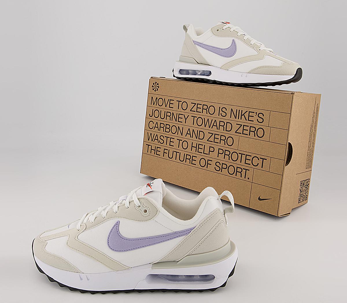 Nike Air Max Dawn Trainers Nike Air Max Dawn Trainers Whitepurple Dawnlight Boneblack