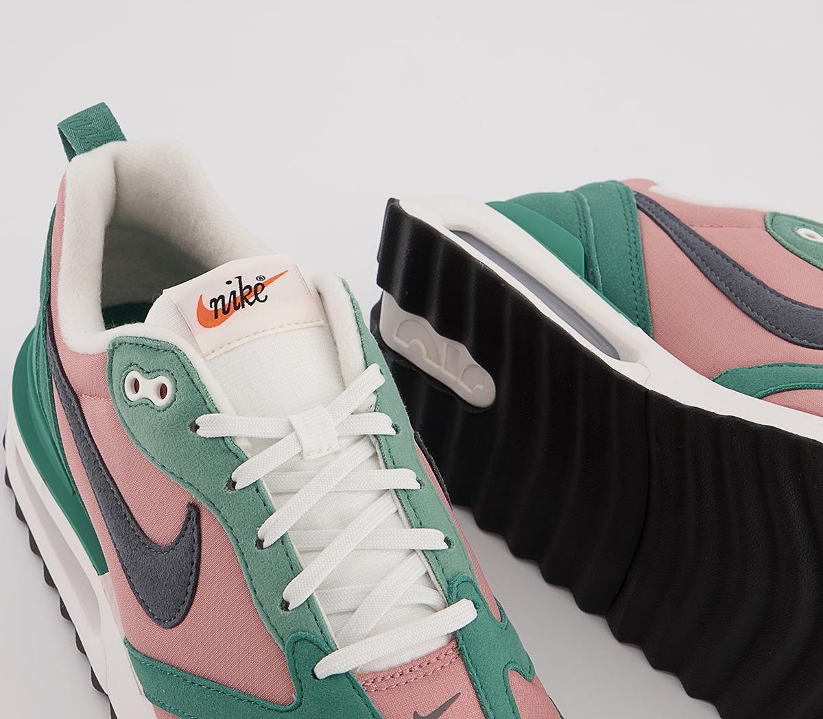 Nike Air Max Dawn Trainers Rust Pink Iron Grey Jade Glaze Nike Air Max