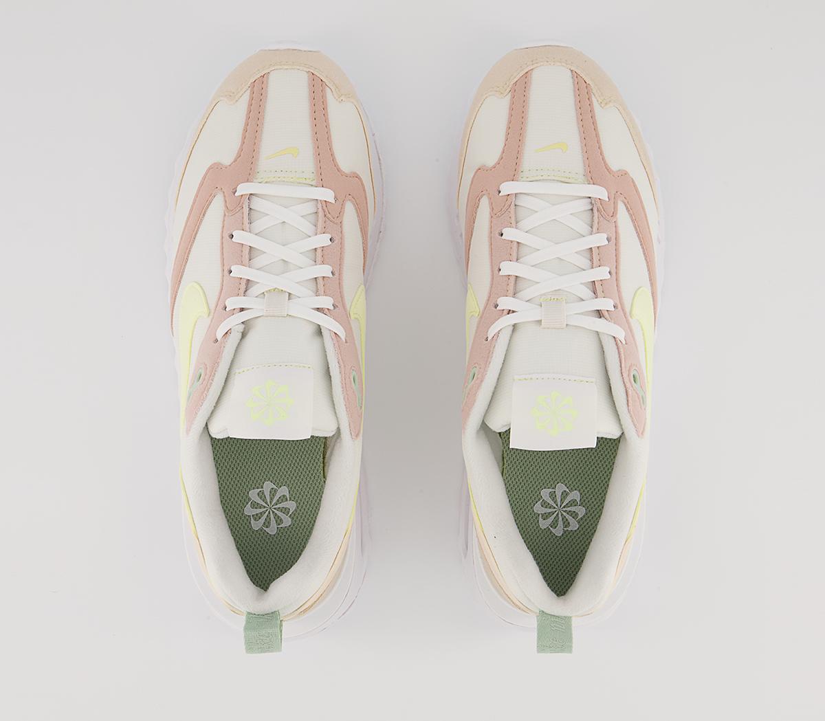 Nike Air Max Dawn Trainers Nike Air Max Dawn Trainers Phantom Citron Tint Pink Oxford