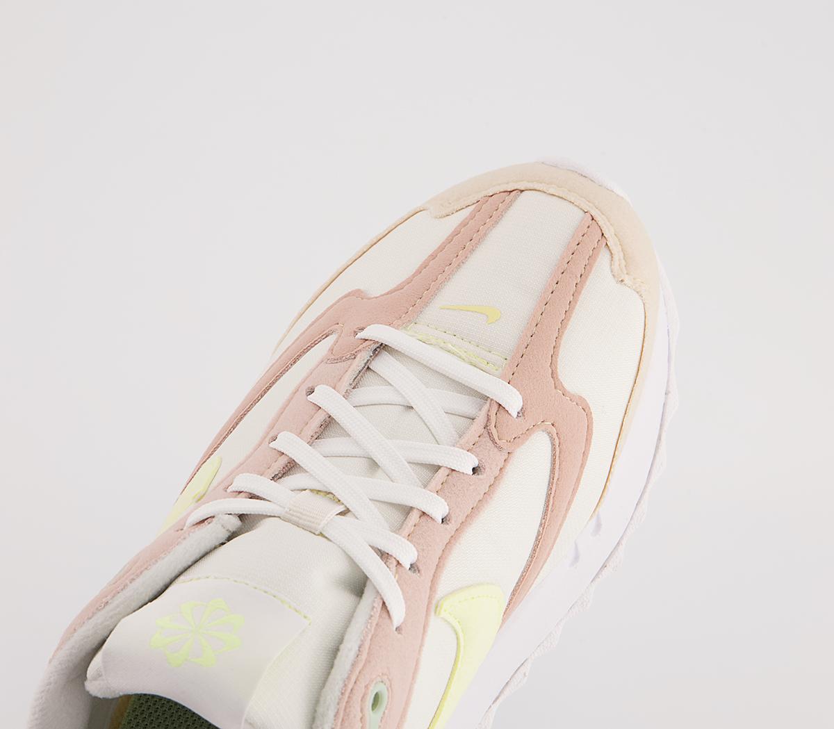 Nike Air Max Dawn Trainers Nike Air Max Dawn Trainers Phantom Citron Tint Pink Oxford