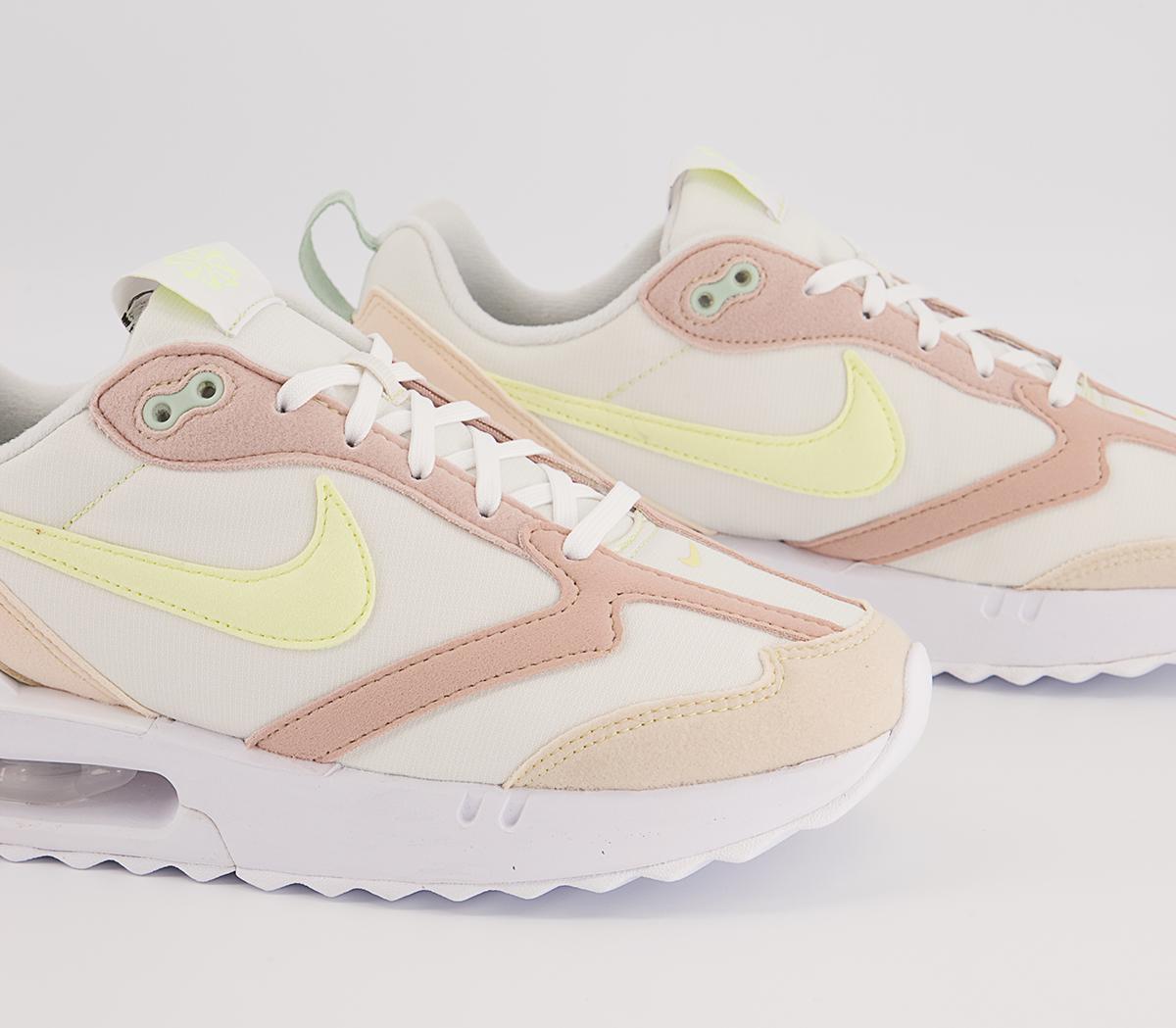 Nike Air Max Dawn Trainers Nike Air Max Dawn Trainers Phantom Citron Tint Pink Oxford