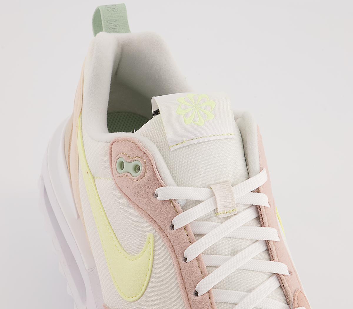 Nike Air Max Dawn Trainers Nike Air Max Dawn Trainers Phantom Citron Tint Pink Oxford