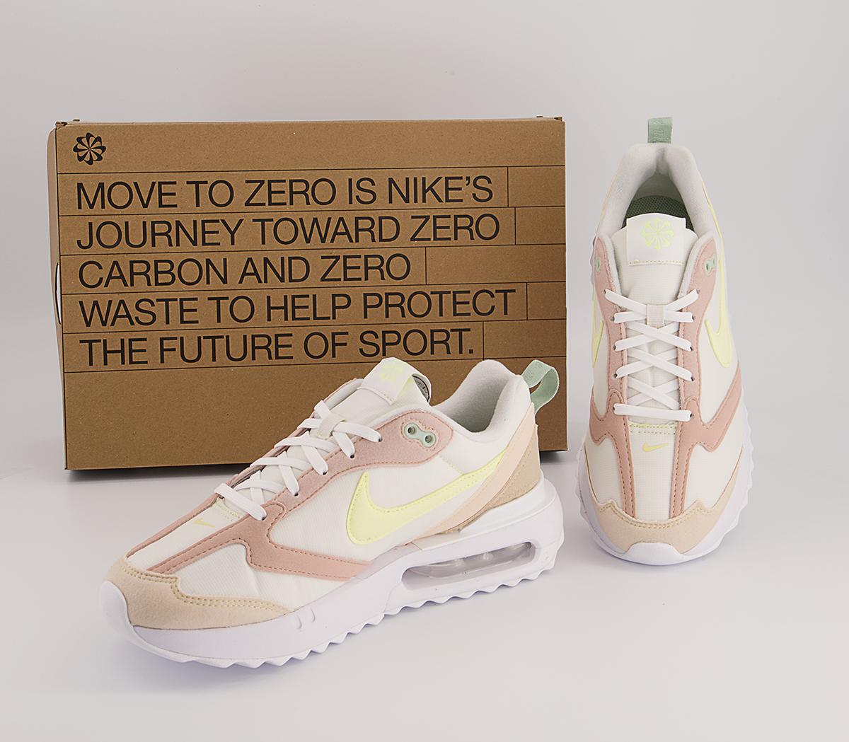 Nike Air Max Dawn Trainers Nike Air Max Dawn Trainers Phantom Citron Tint Pink Oxford