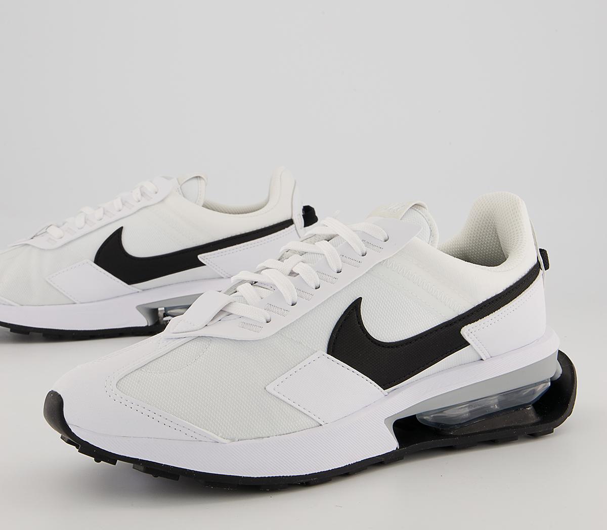 Nike Air Max Pre Day Trainers Nike Air Max Pre Day Trainers White Black Metallic Silver