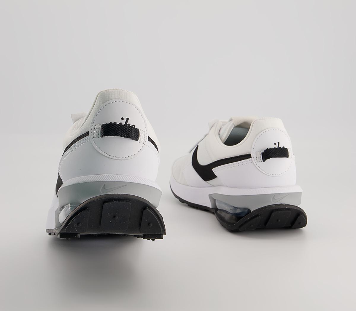 Nike Air Max Pre Day Trainers Nike Air Max Pre Day Trainers White Black Metallic Silver