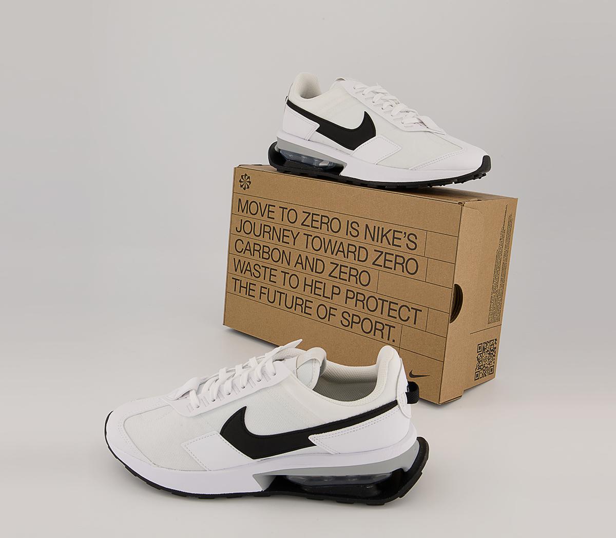 Nike Air Max Pre Day Trainers Nike Air Max Pre Day Trainers White Black Metallic Silver