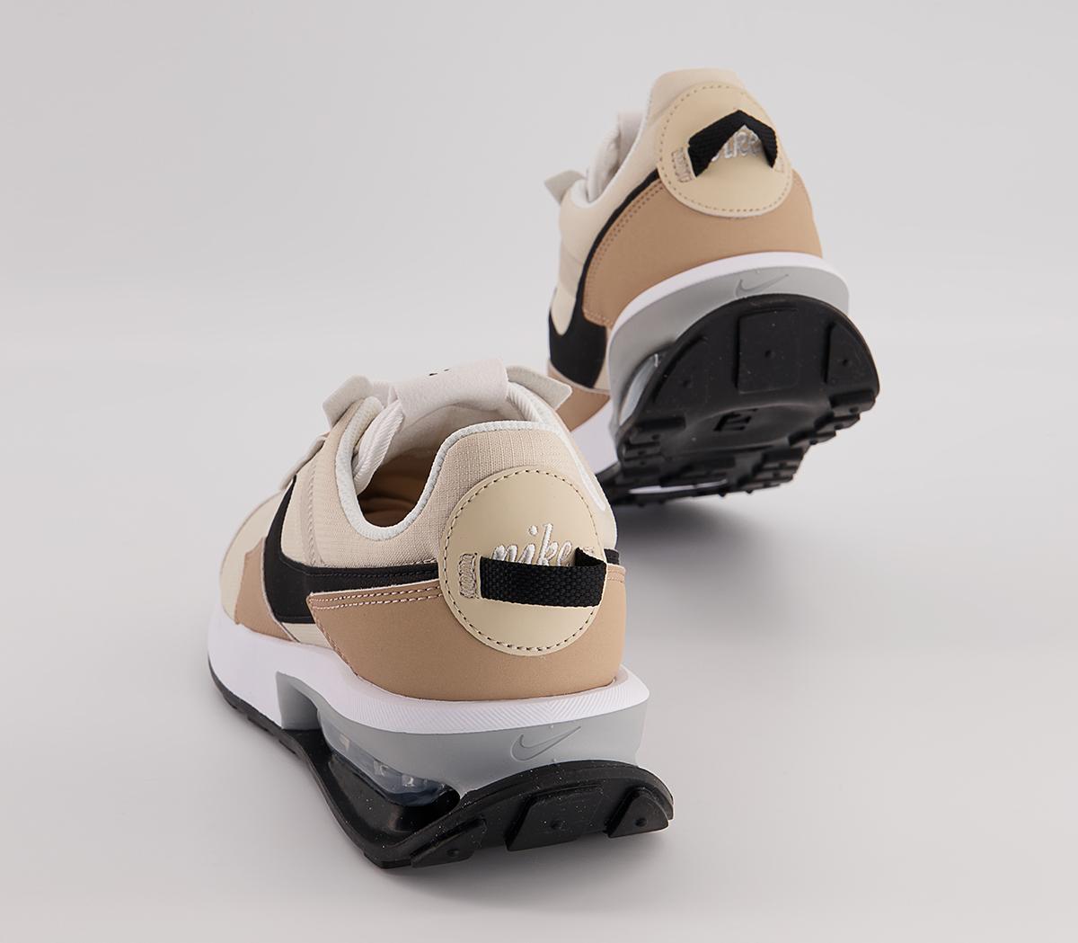 Nike Air Max Pre Day Trainers Nike Air Max Pre Day Trainers Oatmeal White Praline Metalic Silver White