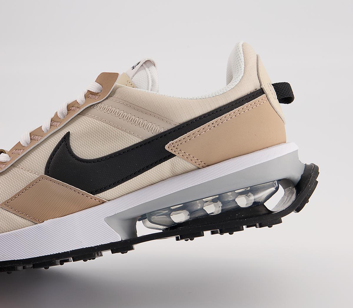 Nike Air Max Pre Day Trainers Nike Air Max Pre Day Trainers Oatmeal White Praline Metalic Silver White
