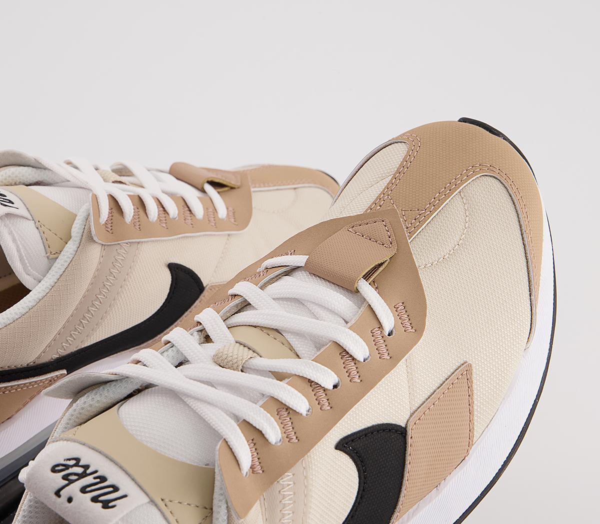 Nike Air Max Pre Day Trainers Nike Air Max Pre Day Trainers Oatmeal White Praline Metalic Silver White