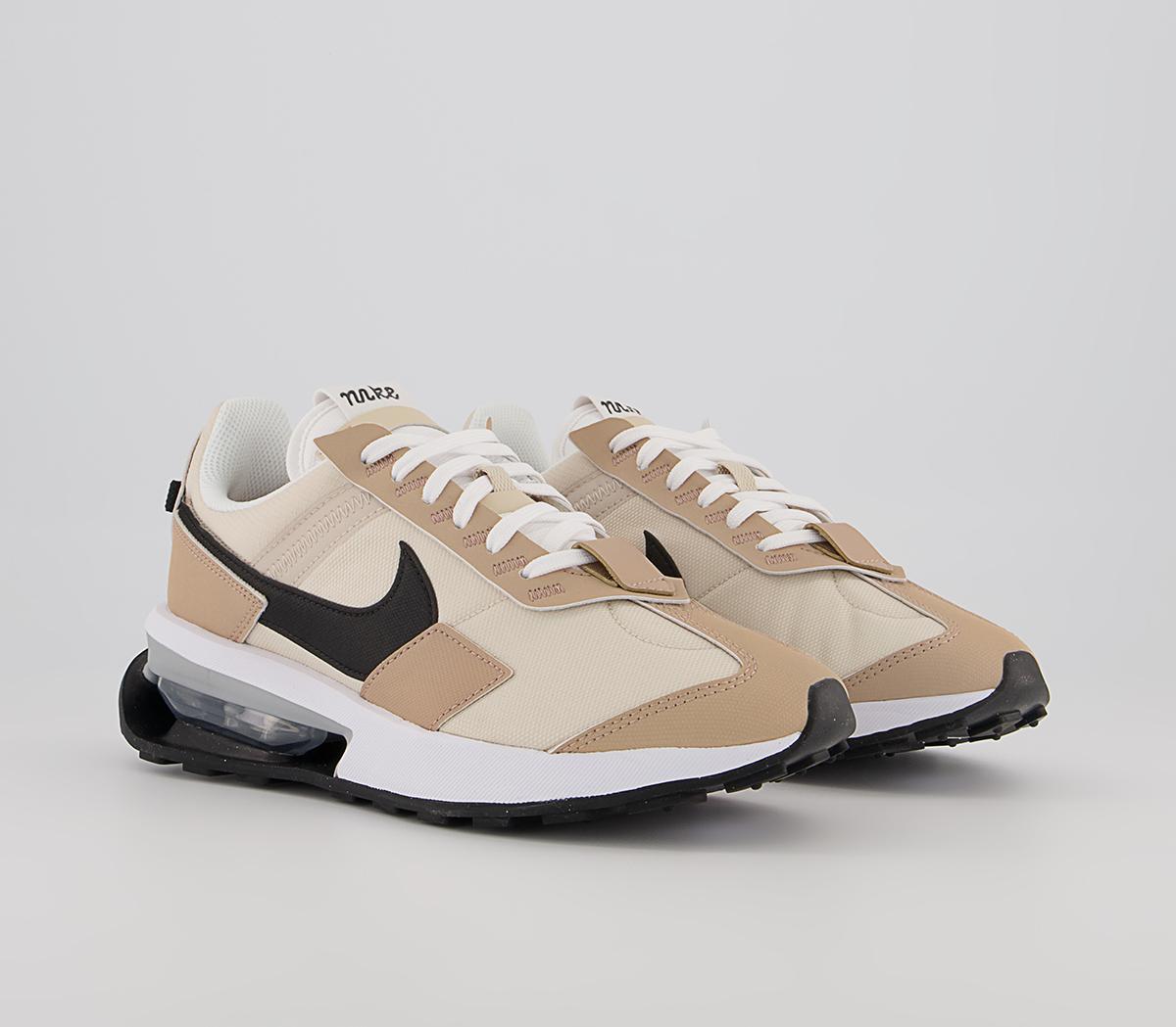 Nike Air Max Pre Day Trainers Nike Air Max Pre Day Trainers Oatmeal White Praline Metalic Silver White