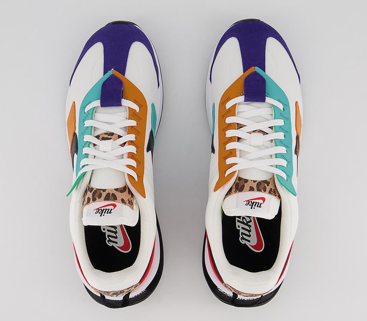 Nike Air Max Pre Day Trainers Nike Air Max Pre Day Trainers Summit White Black Habanero Red