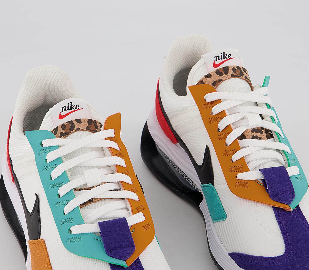 Nike Air Max Pre Day Trainers Nike Air Max Pre Day Trainers Summit White Black Habanero Red