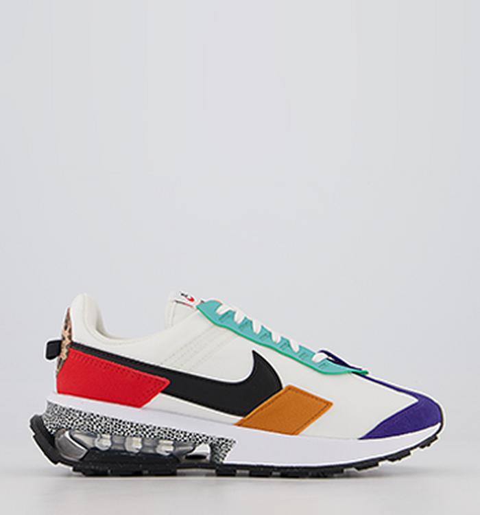Nike Air Max Pre Day Trainers Summit White Black Habanero Red