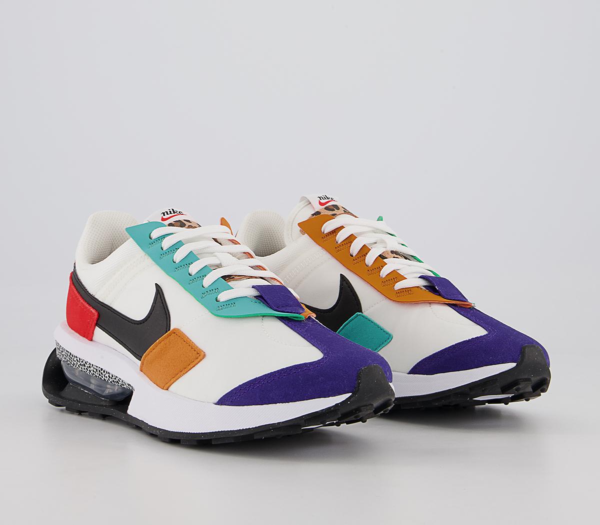 Nike Air Max Pre Day Trainers Nike Air Max Pre Day Trainers Summit White Black Habanero Red