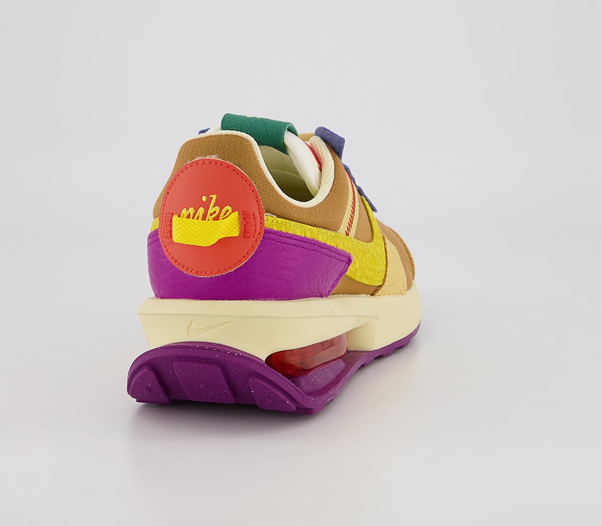 Nike Air Max Pre Day Trainers Nike Air Max Pre Day Trainers Wheat Yellow Strikered Plumorange