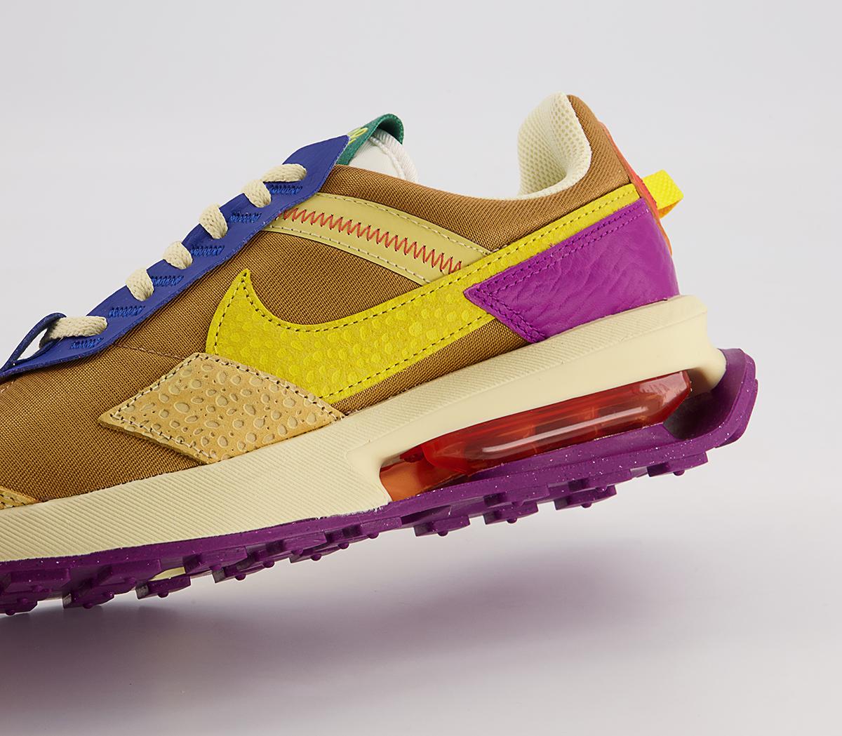 Nike Air Max Pre Day Trainers Nike Air Max Pre Day Trainers Wheat Yellow Strikered Plumorange