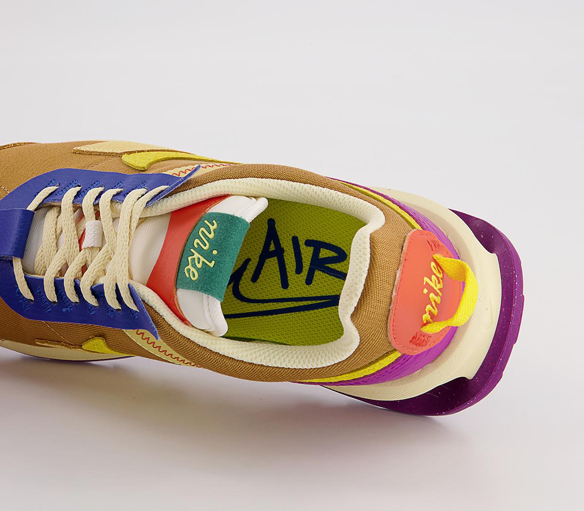 Nike Air Max Pre Day Trainers Nike Air Max Pre Day Trainers Wheat Yellow Strikered Plumorange