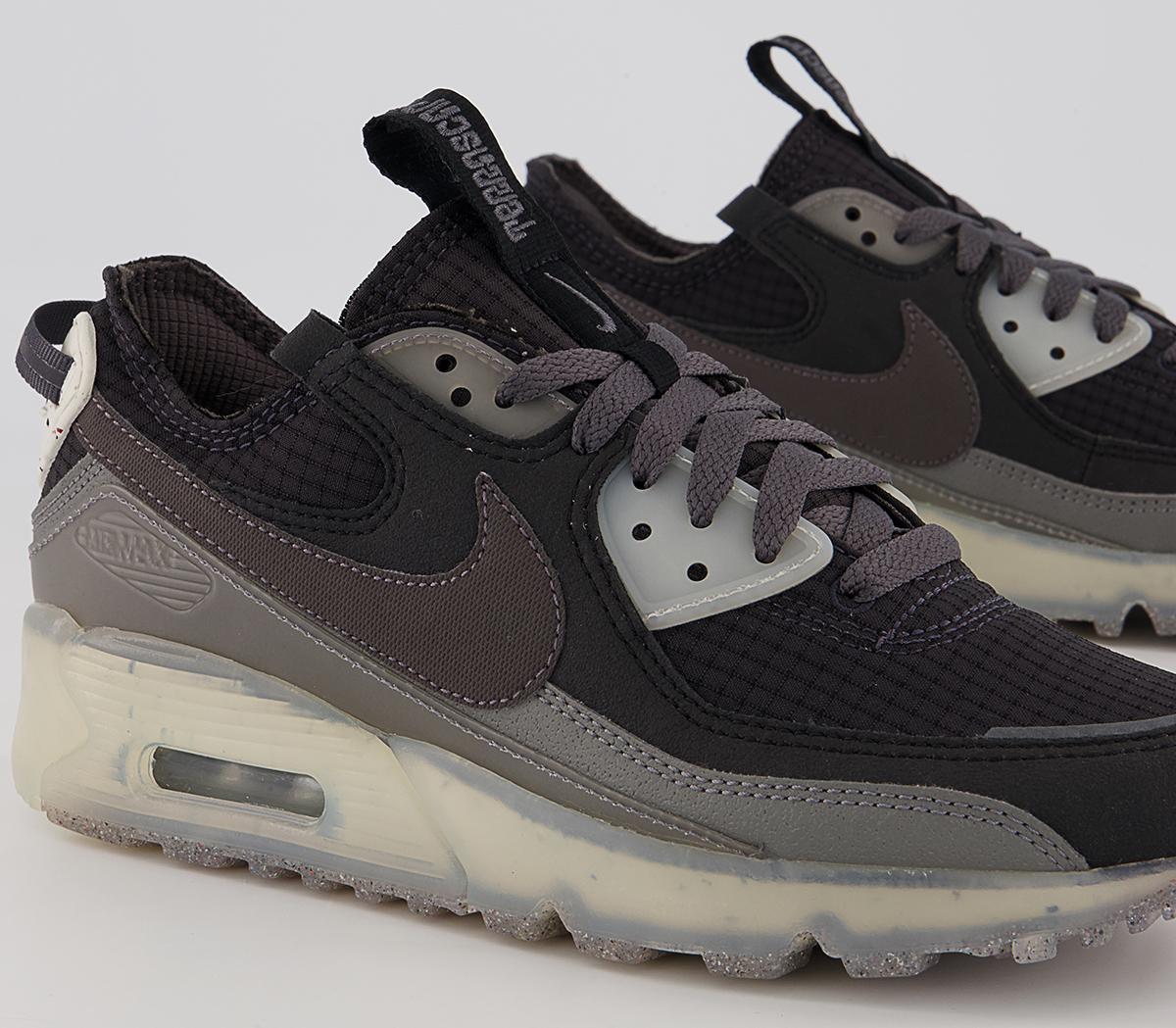 Nike Air Max Terrascape 90 Trainers Nike Air Max Terrascape 90 Trainers Black Thunder Grey Dk Pewter