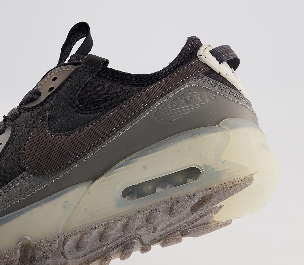 Nike Air Max Terrascape 90 Trainers Nike Air Max Terrascape 90 Trainers Black Thunder Grey Dk Pewter