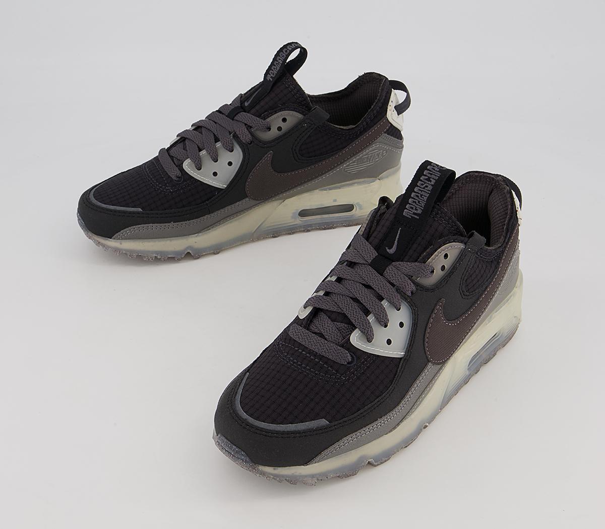 Nike Air Max Terrascape 90 Trainers Nike Air Max Terrascape 90 Trainers Black Thunder Grey Dk Pewter