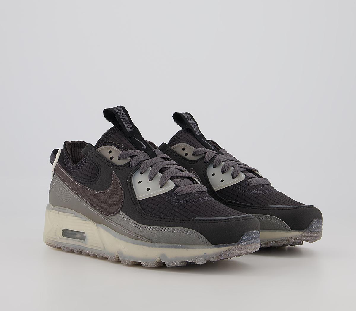 Nike Air Max Terrascape 90 Trainers Nike Air Max Terrascape 90 Trainers Black Thunder Grey Dk Pewter