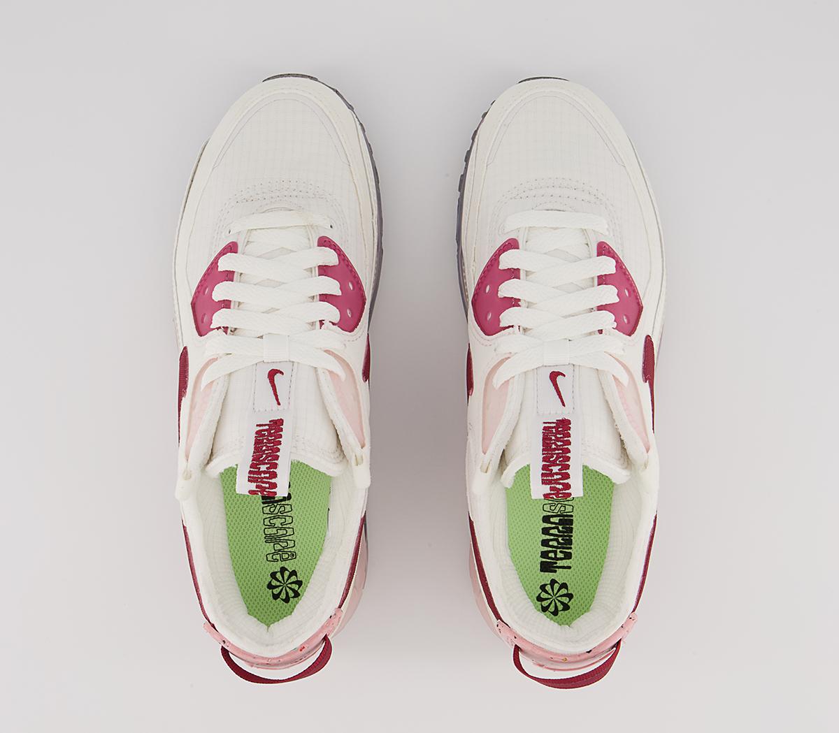 Nike Air Max Terrascape 90 Trainers Nike Air Max Terrascape 90 Trainers Summit White Pomegranate Pink Glaze