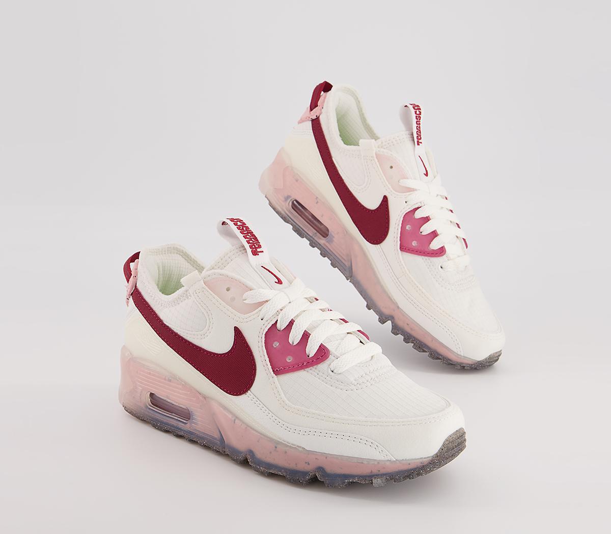 Nike Air Max Terrascape 90 Trainers Nike Air Max Terrascape 90 Trainers Summit White Pomegranate Pink Glaze