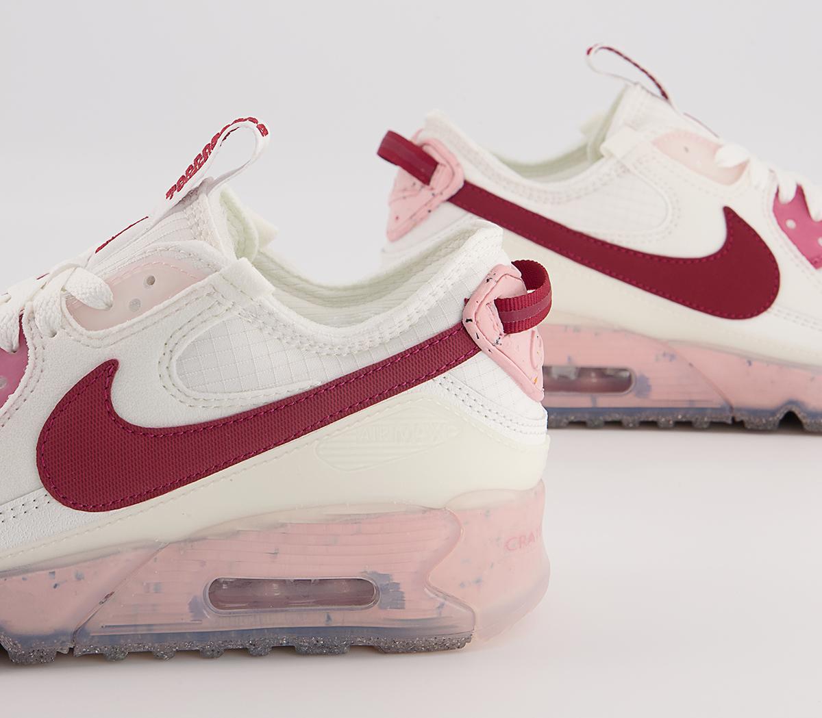 Nike Air Max Terrascape 90 Trainers Nike Air Max Terrascape 90 Trainers Summit White Pomegranate Pink Glaze