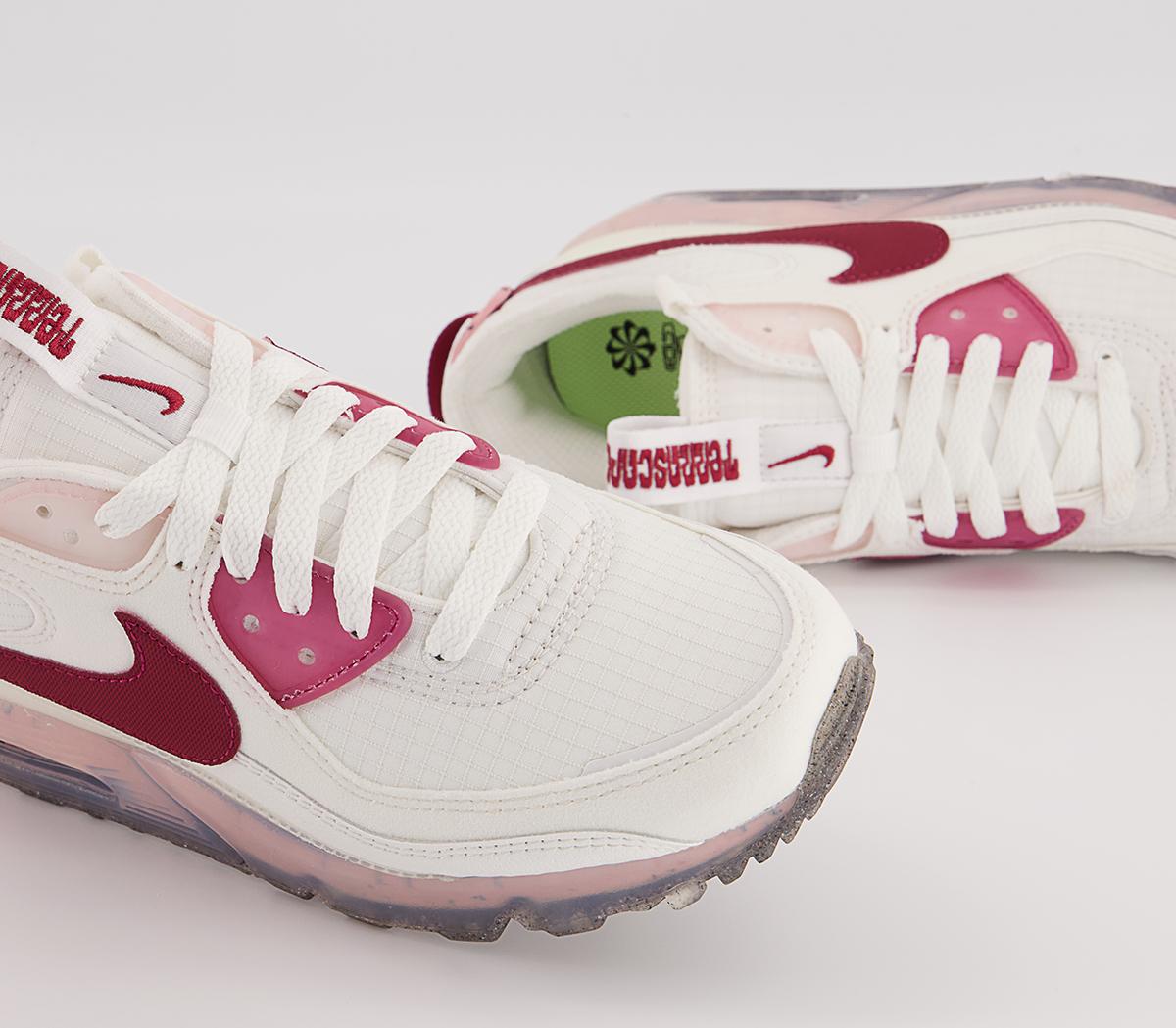 Nike Air Max Terrascape 90 Trainers Nike Air Max Terrascape 90 Trainers Summit White Pomegranate Pink Glaze