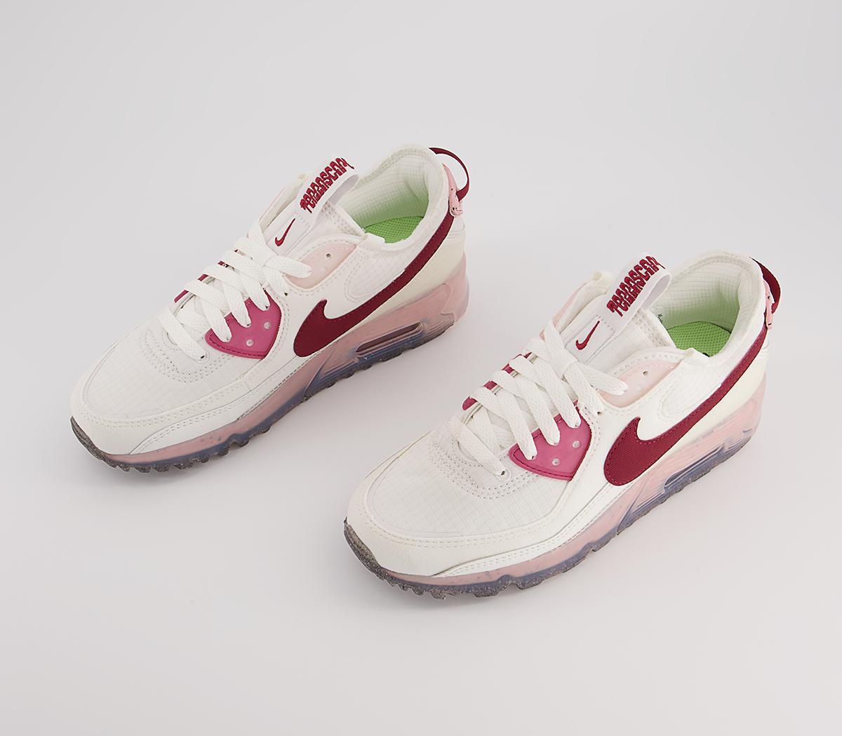 Nike Air Max Terrascape 90 Trainers Nike Air Max Terrascape 90 Trainers Summit White Pomegranate Pink Glaze