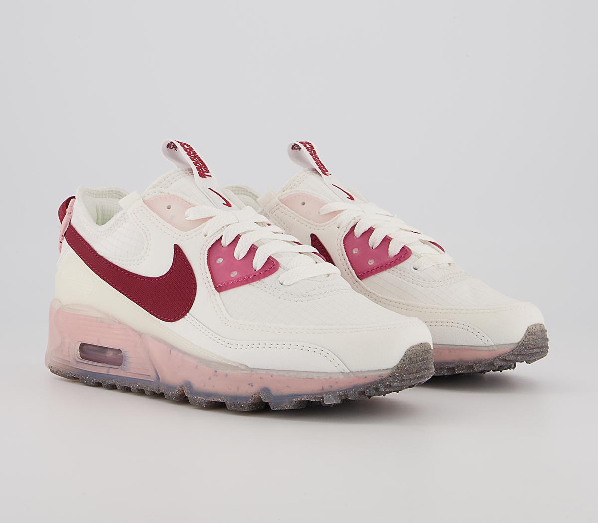 Nike Air Max Terrascape 90 Trainers Summit White Pomegranate Pink Glaze