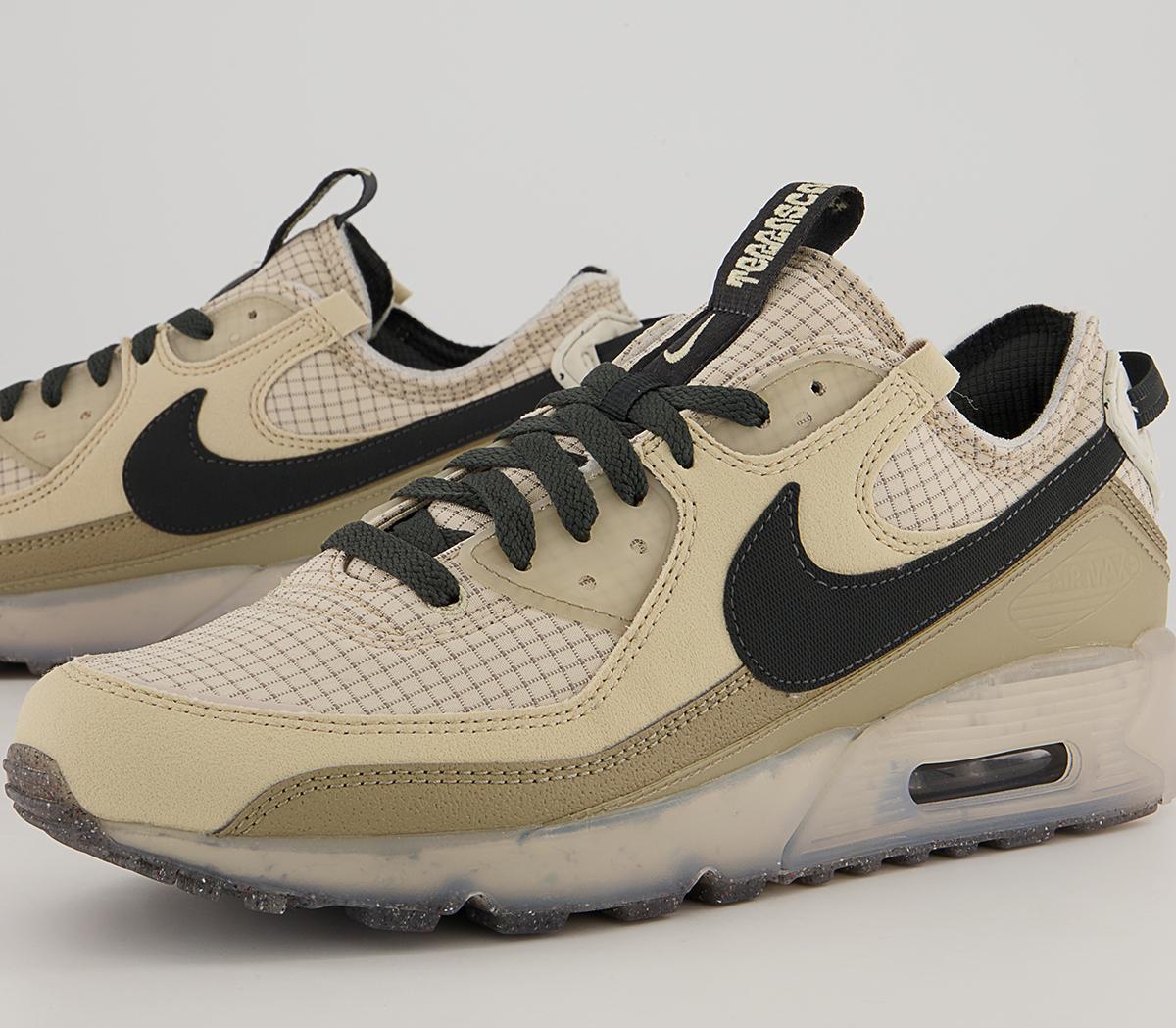 Nike Air Max Terrascape 90 Trainers Nike Air Max Terrascape 90 Trainers Rattan Dk Smoke Grey Khaki Phantom