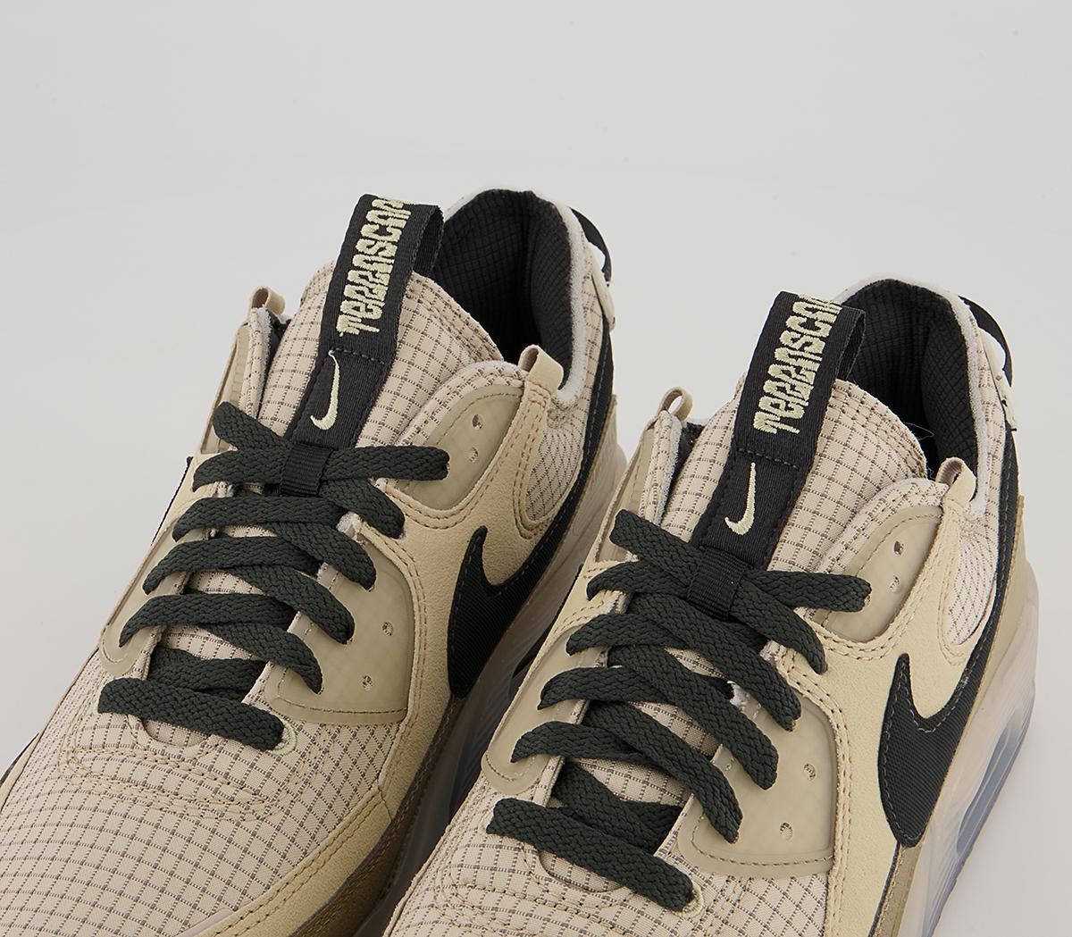 Nike Air Max Terrascape 90 Trainers Nike Air Max Terrascape 90 Trainers Rattan Dk Smoke Grey Khaki Phantom