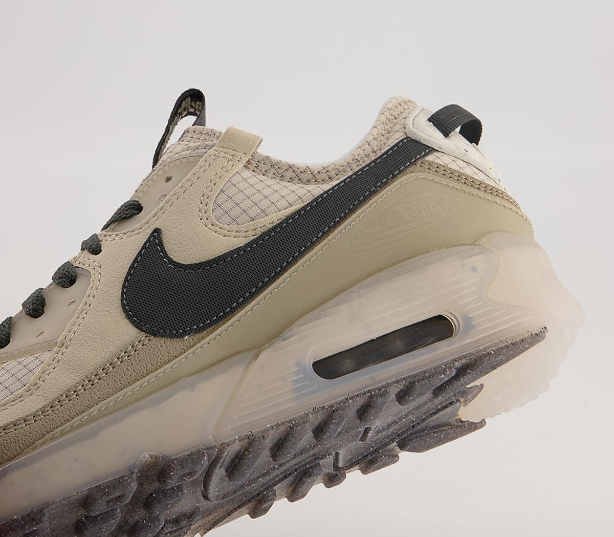 Nike Air Max Terrascape 90 Trainers Nike Air Max Terrascape 90 Trainers Rattan Dk Smoke Grey Khaki Phantom