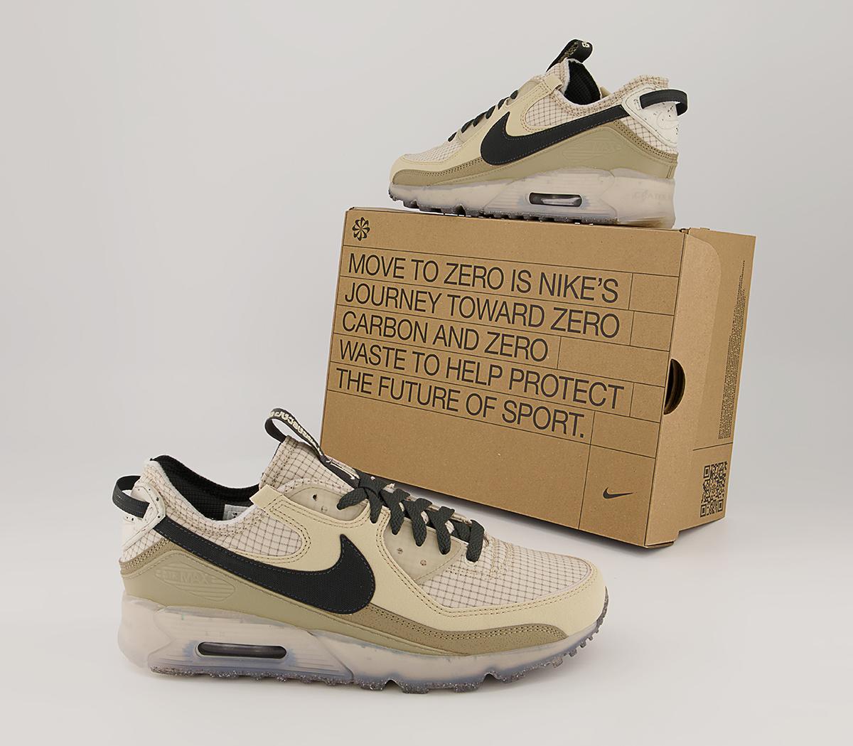 Nike Air Max Terrascape 90 Trainers Nike Air Max Terrascape 90 Trainers Rattan Dk Smoke Grey Khaki Phantom