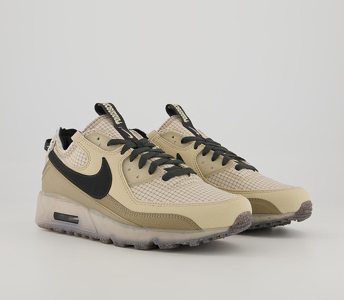 Nike Air Max Terrascape 90 Trainers Nike Air Max Terrascape 90 Trainers Rattan Dk Smoke Grey Khaki Phantom